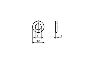 Steel discs without chamfer